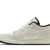 DM3528-100 Air Jordan 1 Low Brushstroke Swoosh Paint Splatter Sko-1