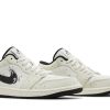 DM3528-100 Air Jordan 1 Low Brushstroke Swoosh Paint Splatter Sko-4