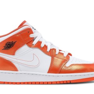 Køb Air Jordan 1 Mid SE GS Electro Orange Sko DM4228-800