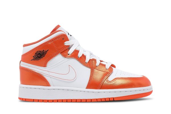 Køb Air Jordan 1 Mid SE GS Electro Orange Sko DM4228-800