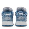 DM8947-100 Air Jordan 1 Low GS Washed Denim Sko-3