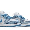 DM8947-100 Air Jordan 1 Low GS Washed Denim Sko-4