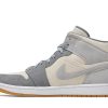 DN4281-100 Air Jordan 1 Mid SE Coconut Milk Particle Grey Sko-1