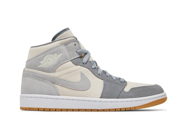 Køb Air Jordan 1 Mid SE Coconut Milk Particle Grey Sko DN4281-100