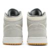 DN4346-100 Air Jordan 1 Mid SE GS Coconut Milk Particle Grey Sko-3