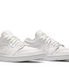 Køb Air Jordan 1 Low Breathe Triple White DC9508-100 Sko til damer Online-3