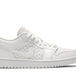 Køb Air Jordan 1 Low Breathe Triple White DC9508-100 Sko til damer Online