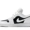 Køb Air Jordan 1 Low Panda Hvid Sort DC0774-100 Kvinder Sko Online-1