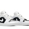 Køb Air Jordan 1 Low Panda Hvid Sort DC0774-100 Kvinder Sko Online-4