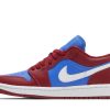 Køb Air Jordan 1 Low Pomegranate Rød Hvid Blå DC0774-604 Kvinder Sko Online-1