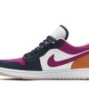 Køb Air Jordan 1 Low SE Mismatched Purple Magenta DJ4342-400 Sko til damer Online-1