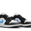 Køb Air Jordan 1 Low Sort Universitet blå DC0774-041 Kvinder Sko Online-4