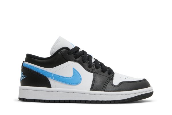 Køb Air Jordan 1 Low Sort Universitet blå DC0774-041 Kvinder Sko Online