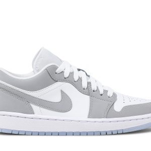 Køb Air Jordan 1 Low Wolf Grey DC0774-105 Sko til damer Online