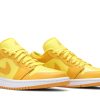 Køb Air Jordan 1 Low Yellow Strike DC0774-700 Sko til damer Online-4