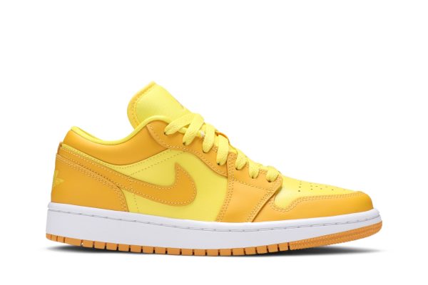 Køb Air Jordan 1 Low Yellow Strike DC0774-700 Sko til damer Online