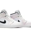 Køb Air Jordan 1 Mid Barely Rose BQ6472-500 Sko til damer Online-4