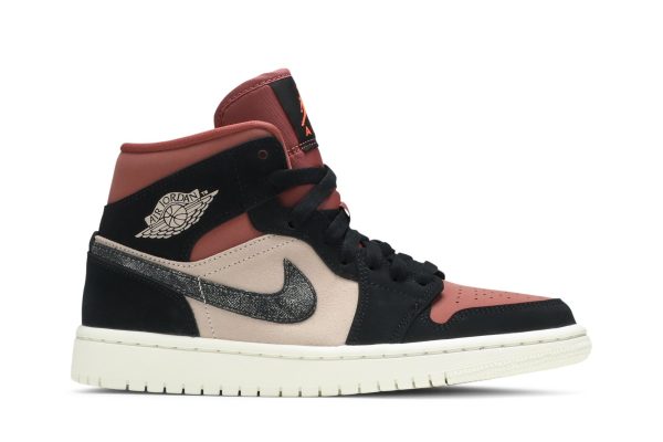 Køb Air Jordan 1 Mid Canyon Rust BQ6472-202 Sko til damer Online