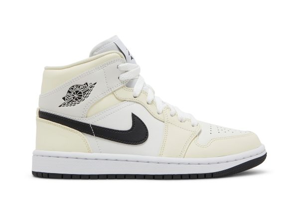 Køb Air Jordan 1 Mid Coconut Milk BQ6472-121 Sko til damer Online