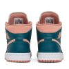 Køb Air Jordan 1 Mid Dark Teal Green BQ6472-308 Sko til damer Online-3