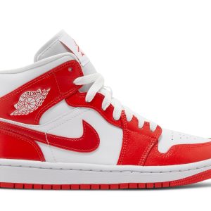 Køb Air Jordan 1 Mid Habanero Red BQ6472-116 Sko til damer Online