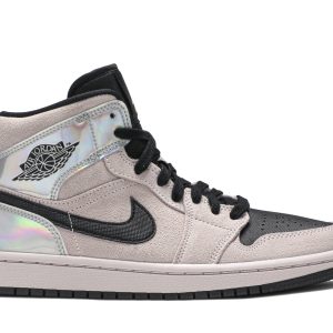 Køb Air Jordan 1 Mid Iridescent BQ6472-602 Sko til damer Online