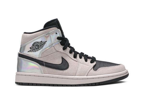 Køb Air Jordan 1 Mid Iridescent BQ6472-602 Sko til damer Online