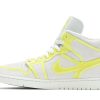 Køb Air Jordan 1 Mid LX Off White Opti Yellow DA5552-107 Sko til damer Online-1