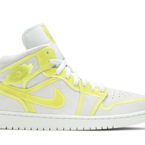 Køb Air Jordan 1 Mid LX Off White Opti Yellow DA5552-107 Sko til damer Online