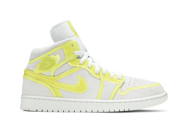 Køb Air Jordan 1 Mid LX Off White Opti Yellow DA5552-107 Sko til damer Online