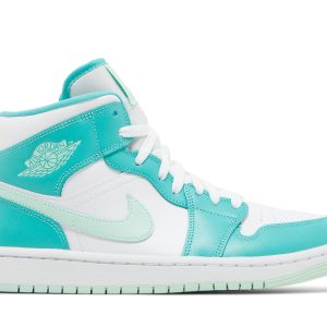 Køb Air Jordan 1 Mid Marine Green DV2229-300 Sko til damer Online