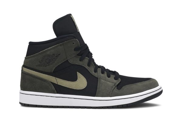 Køb Air Jordan 1 Mid Olive BQ6472-030 Sko til damer Online