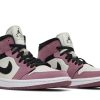 Køb Air Jordan 1 Mid SE Berry Pink DC7267-500 Sko til damer Online-4