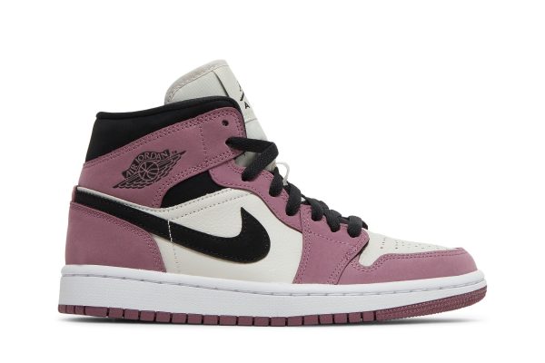 Køb Air Jordan 1 Mid SE Berry Pink DC7267-500 Sko til damer Online