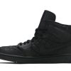 Køb Air Jordan 1 Mid SE Black Quilted DB6078-001 Sko til damer Online-1