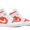 Køb Air Jordan 1 Mid SE Bright Citrus CZ0774-800 Sko til damer Online-4