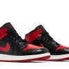 Køb Air Jordan 1 Mid SE GS Bred Text DM9650-001 Sko Online-4