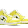 Køb Air Jordan 1 Mid SE GS Dynamic Yellow Floral AV5174-700 Sko Online-2