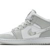 Køb Air Jordan 1 Mid SE GS Grey Camo DD3235-100 Sko Online-1