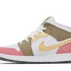 Køb Air Jordan 1 Mid SE GS Pastel Grind Sko DJ0338-100 Online-1