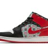 Køb Air Jordan 1 Mid SE GS Ugly Christmas Sweater DM1208-150 Sko Online-1