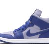 Køb Air Jordan 1 Mid SE Iron Purple Deep Royal DH7821-500 Sko til damer Online-1