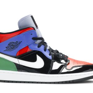 Køb Air Jordan 1 Mid SE Multi Patent CV5276-001 Sko til damer Online