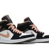 Køb Air Jordan 1 Mid SE Peach Mocha DH0210-100 Sko til damer Online-4