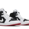 Køb Air Jordan 1 Mid SE Utility Hvid Sort Gym Rød DD9338-016 Sko til damer Online-3