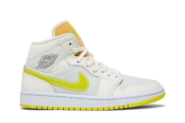 Køb Air Jordan 1 Mid SE Voltage Yellow DB2822-107 Sko til damer Online