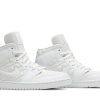 Køb Air Jordan 1 Mid SE White Quilted DB6078-100 Sko til damer Online-4