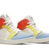 Køb Air Jordan 1 Mid To My First Coach DJ6908-100 Sko til damer Online-4