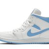 Køb Air Jordan 1 Mid UNC BQ6472-114 Sko til damer Online-1