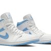 Køb Air Jordan 1 Mid UNC BQ6472-114 Sko til damer Online-4